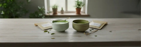 Comparison of ceremonial vs culinary matcha