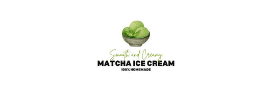 Smooth and Creamy Homemade Matcha Ice Cream