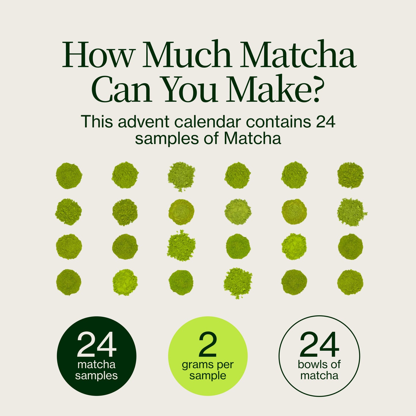 Matcha Advent Calendar 2026