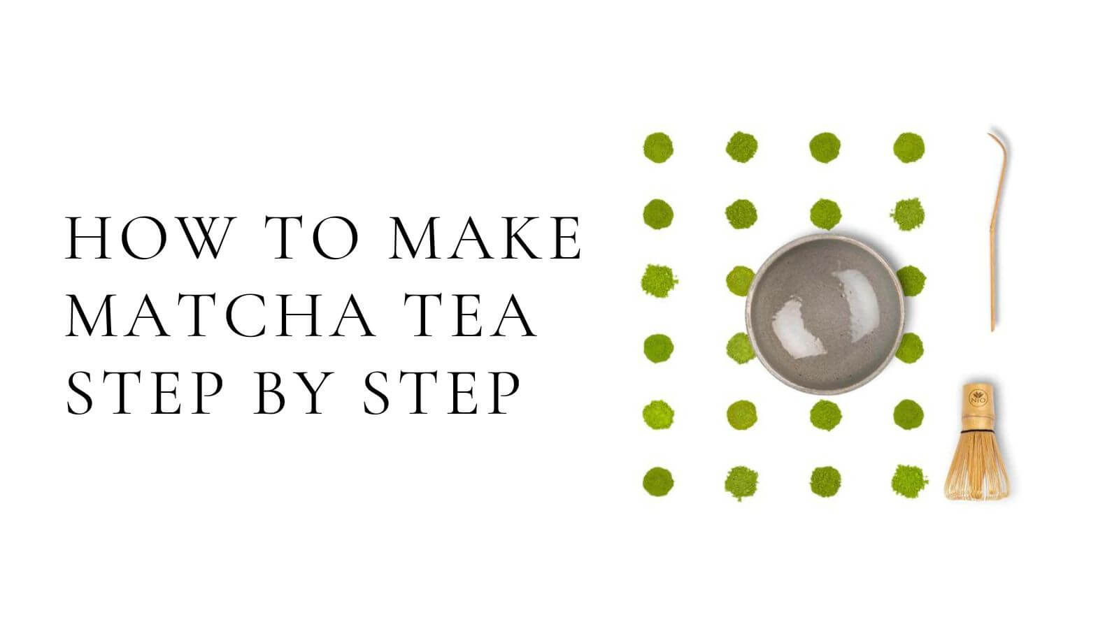 Load video: how to make matcha powder step by step